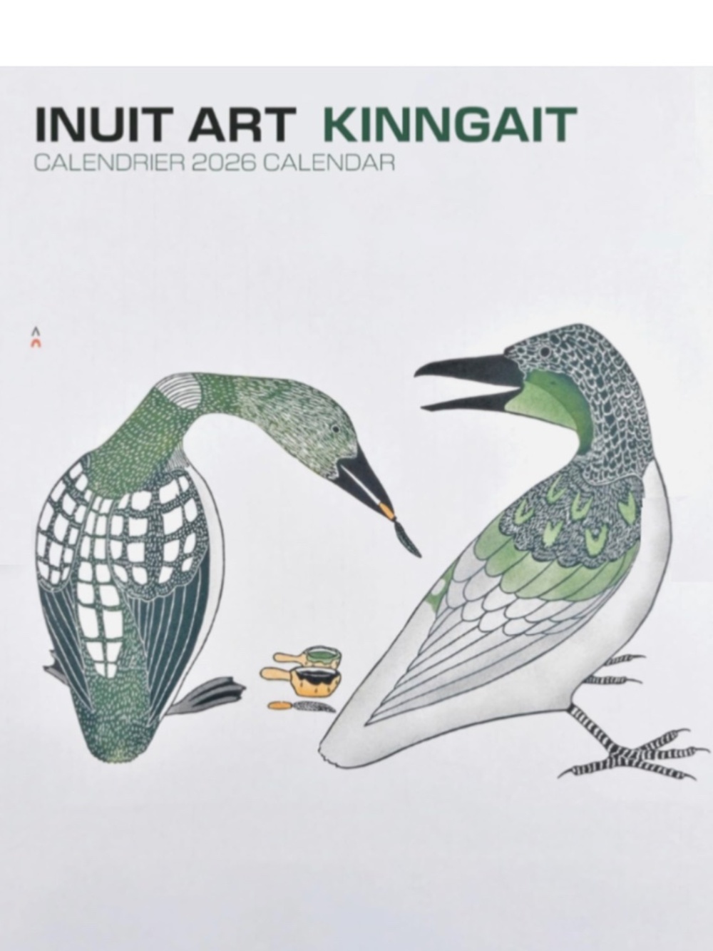 Inuit Art 2026 Mini Wall Calendar, 6'' X 7.5'', 12-Month Calendar